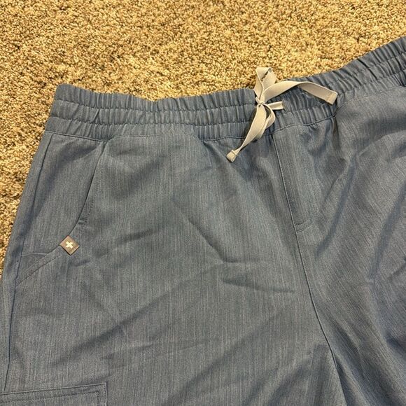 Figs Zamora Jogger Scrub Pants™ | XLarge | Heathered Indigo - Picture 8 of 9